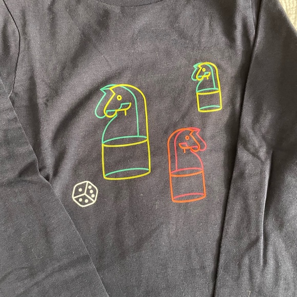 Jacadi Paris long sleeve T-shirt with chess design - Picture 4 of 4